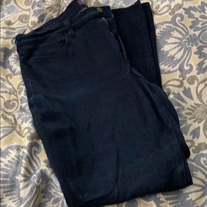NYDJ straight leg dark denim jeans! Size 14